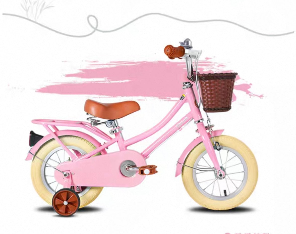 STITCH 16 INCH SWEET PINK (WITH TRAINING WHEELS)
