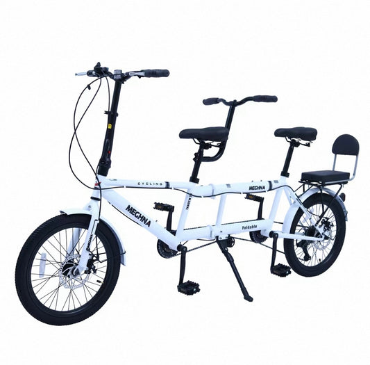 TANDEM Folding Bike 20 Inch 7-Speed - White Only (Pre-Order)