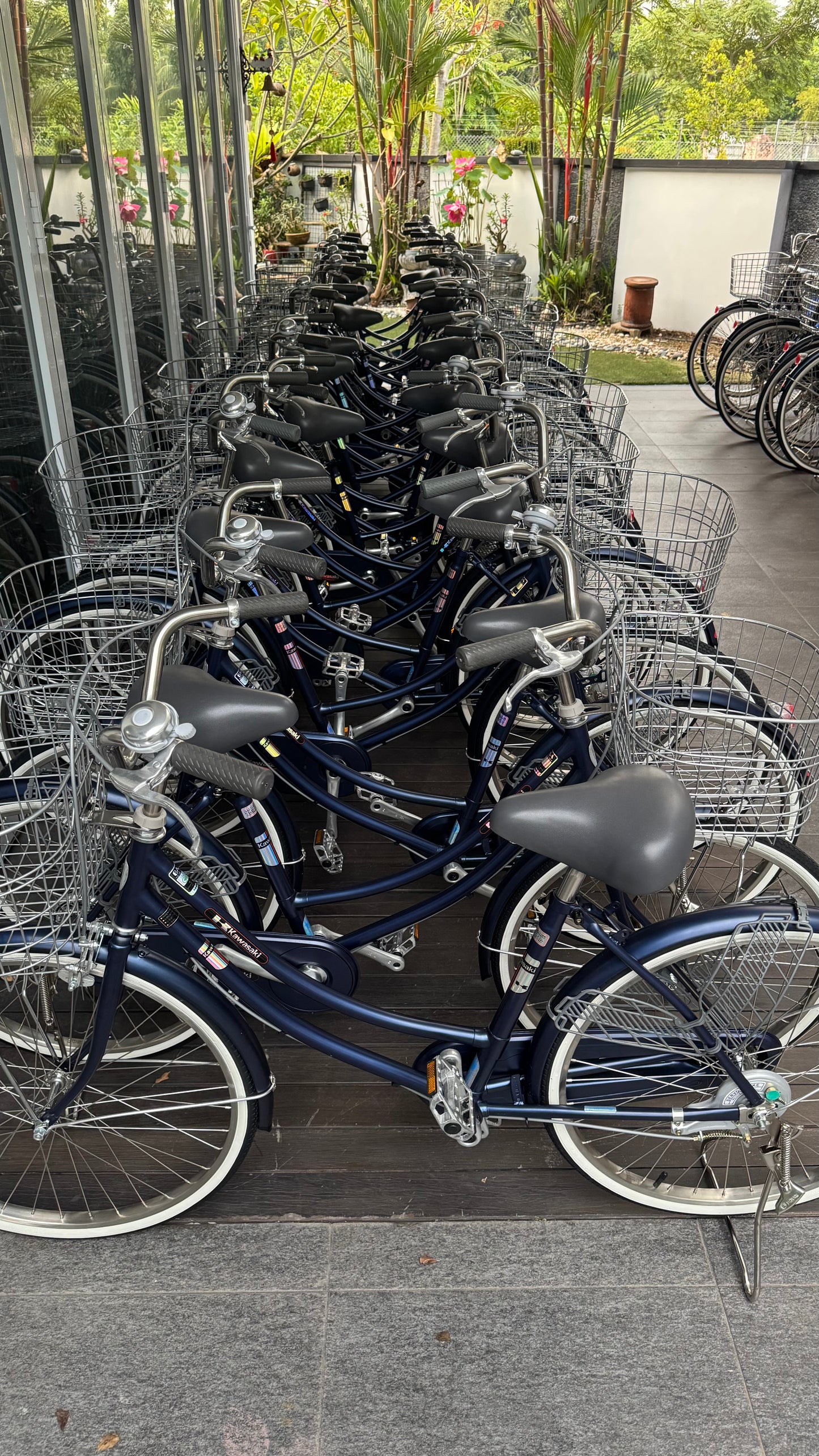 KAWASAKI 26 INCH SINGLE SPEED DARK BLUE + FREE BIKE LOCK