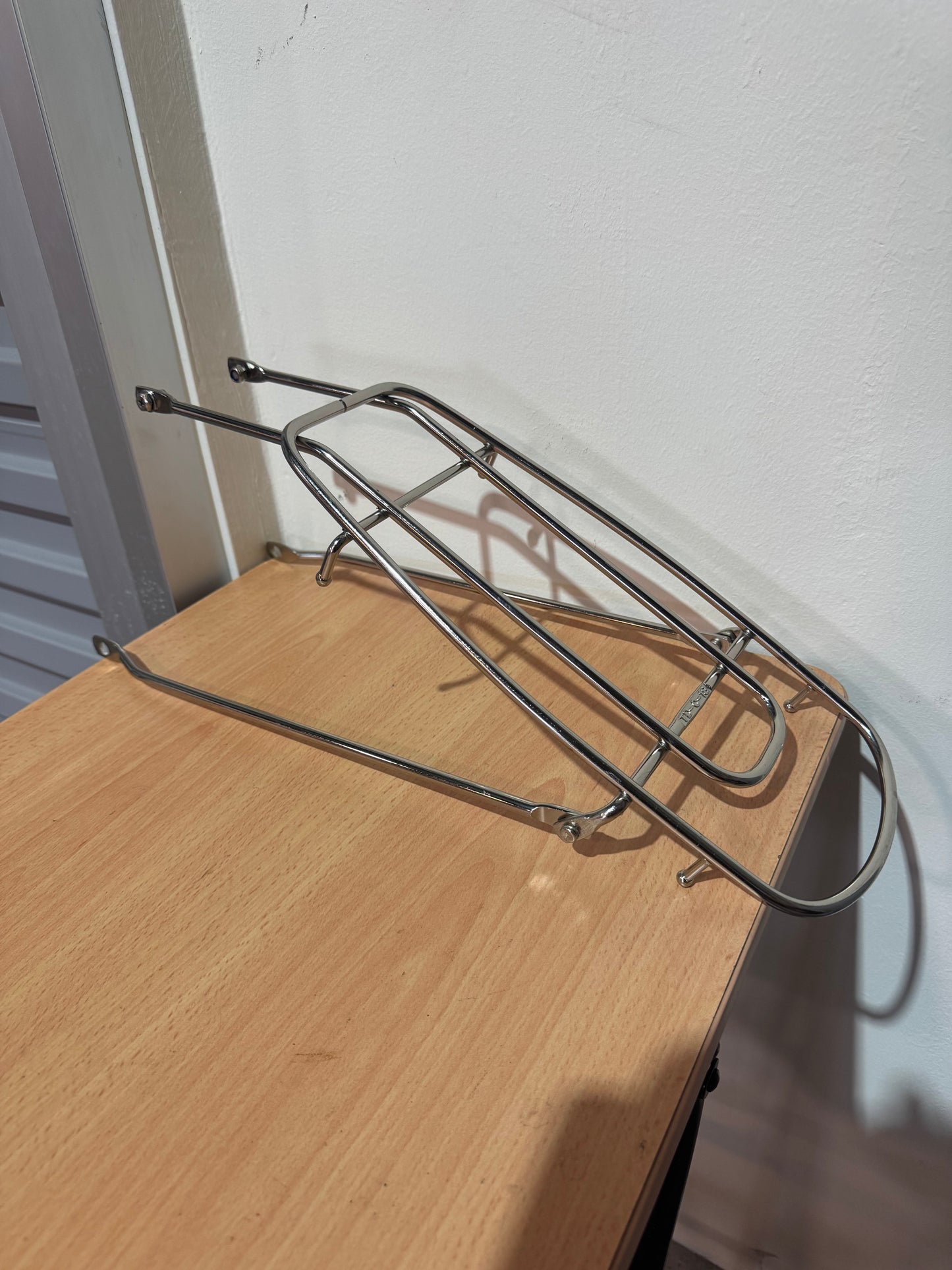 Kawasaki rear stainless steel rack suitable for bike wheels size 24-26 inch