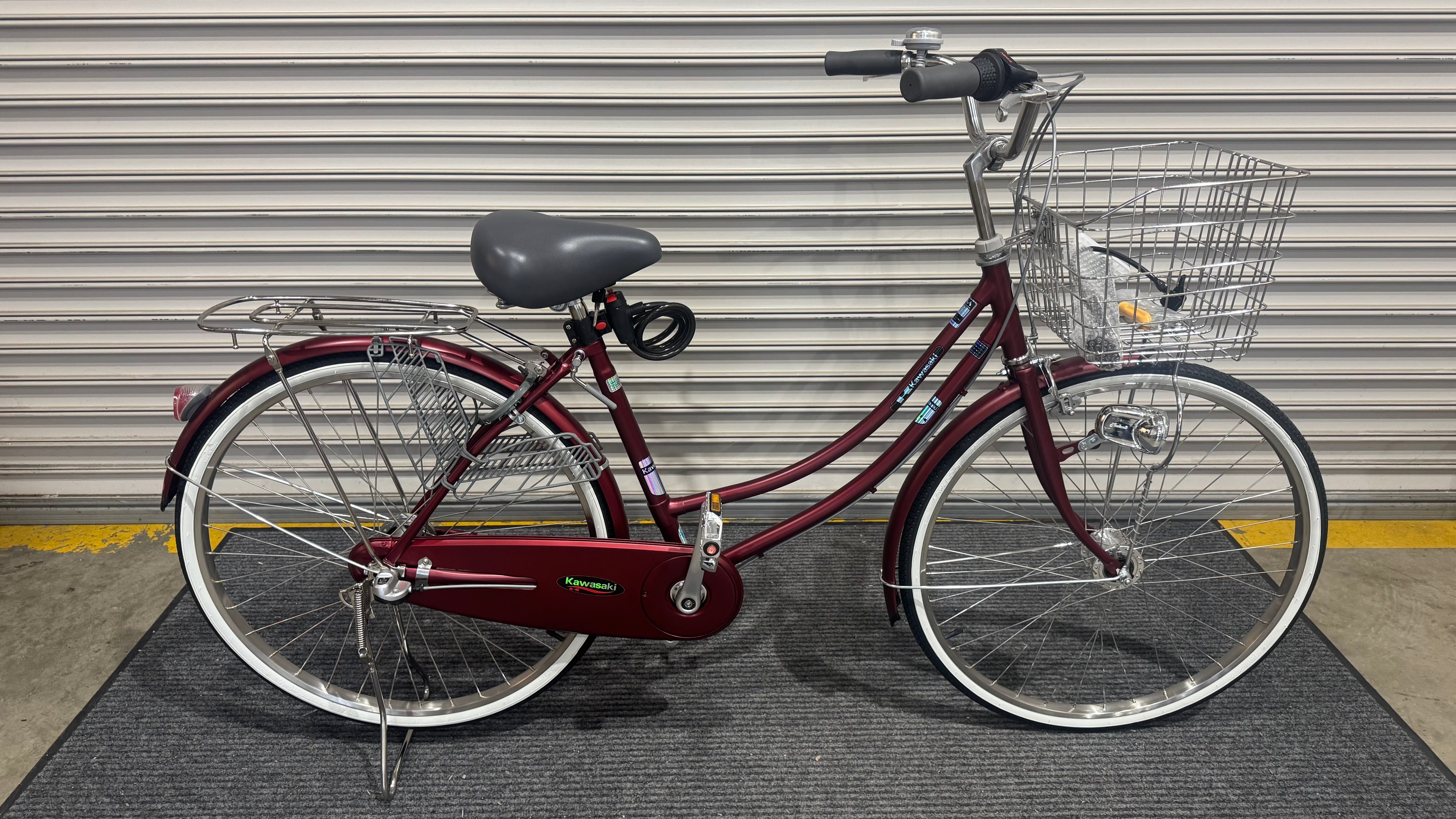 KAWASAKI 26 INCH 3 SPEED RED - FOOTLOOPS – FootLoops