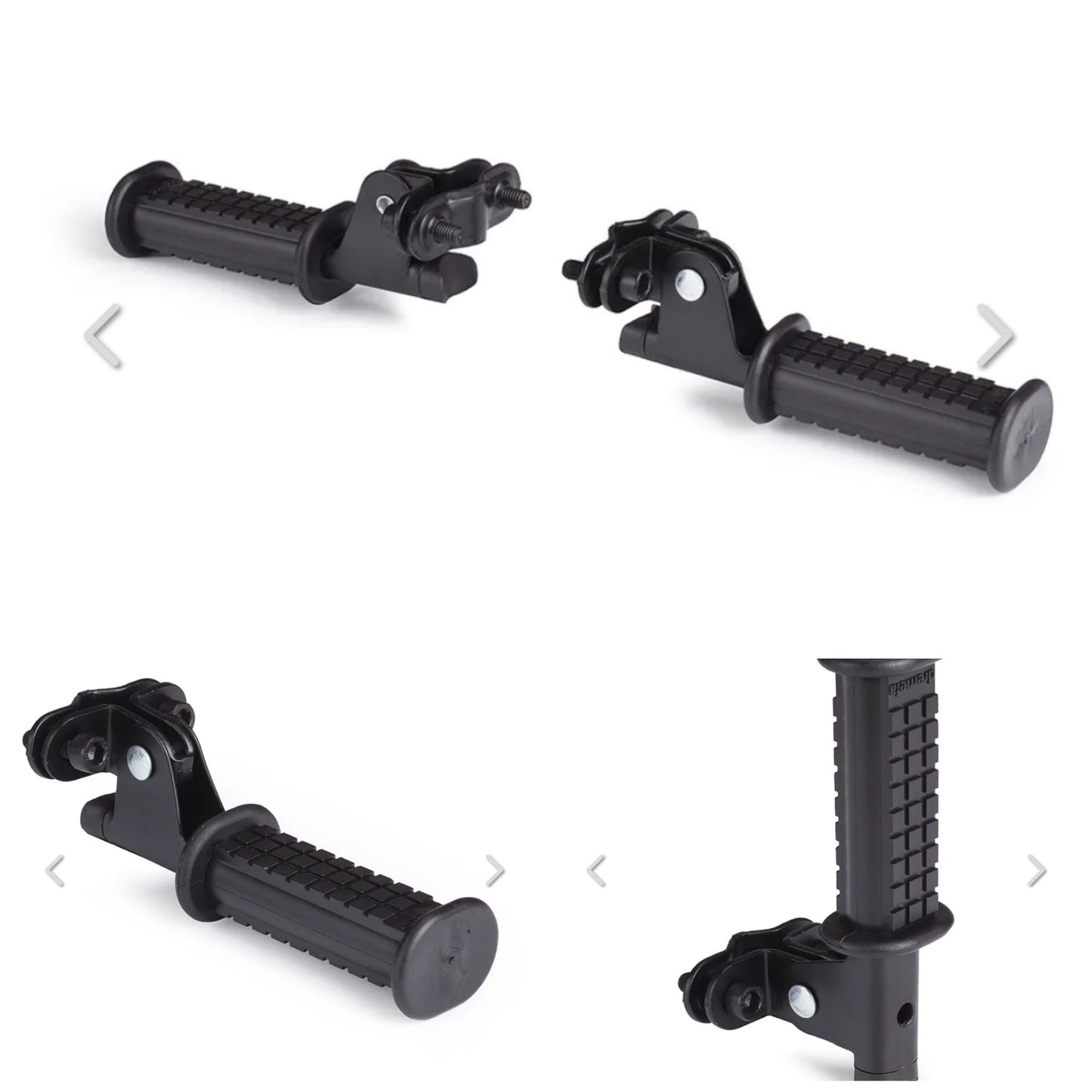 Bobike Footrest (2) Bike Frame Mount black