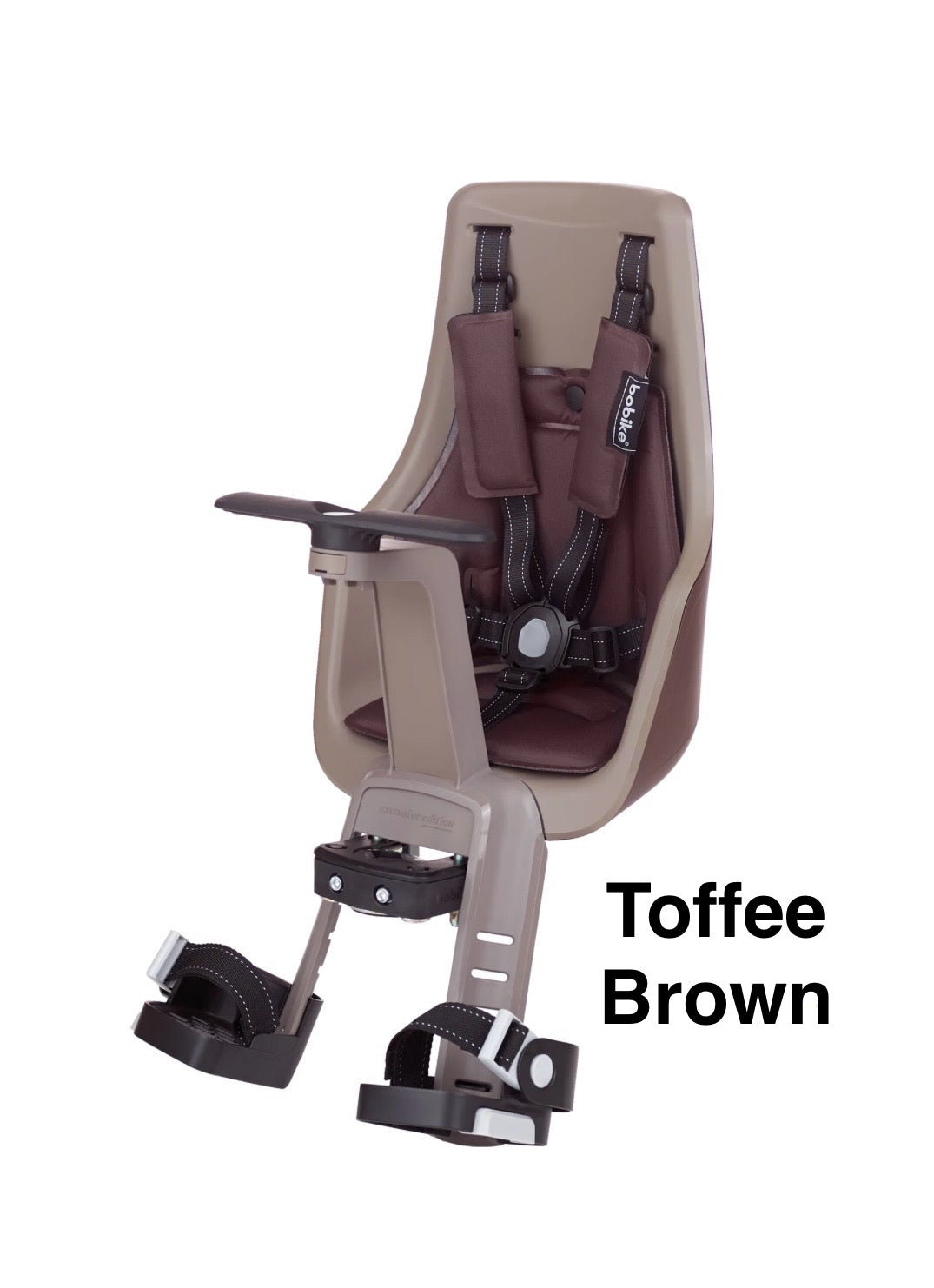 Bobike Exclusive Mini Plus Front Child Seat - Toffee Brown