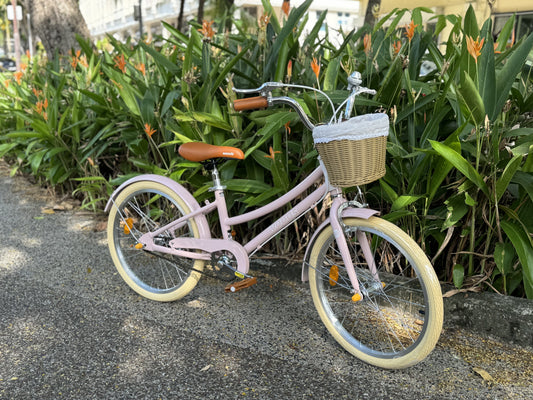 MONTASEN 20 INCH PEARLS PINK WITH WOVEN BASKET