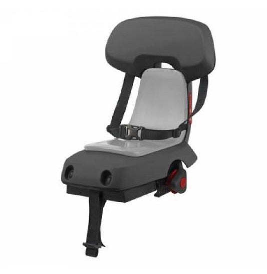 Bicycle Child Back Seat Complete Set Guppy Junior (Dark Gray) with Footrest