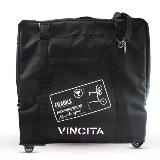 VINCITA B132TD-BL SOFT TRANSPORT BAG - FOLDING BIKE 20" 4 WHEELS