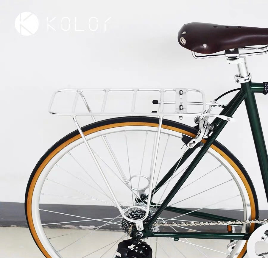 Kolor rear alloy rack suitable for bike wheels size 24-28 inch/ 700C