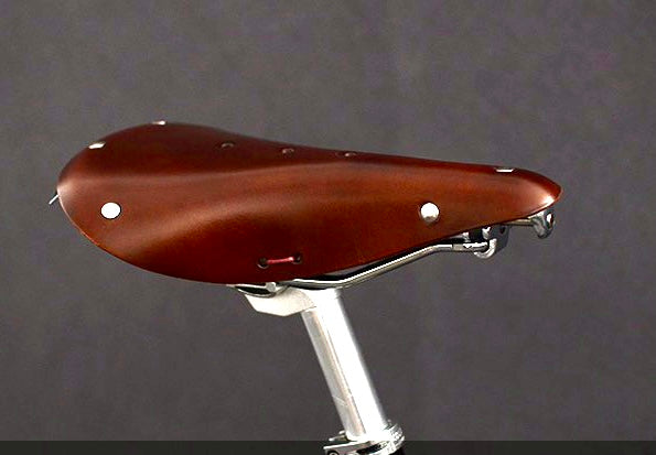 KOLOR ROAD BIKE LEATHER SADDLE BROWN