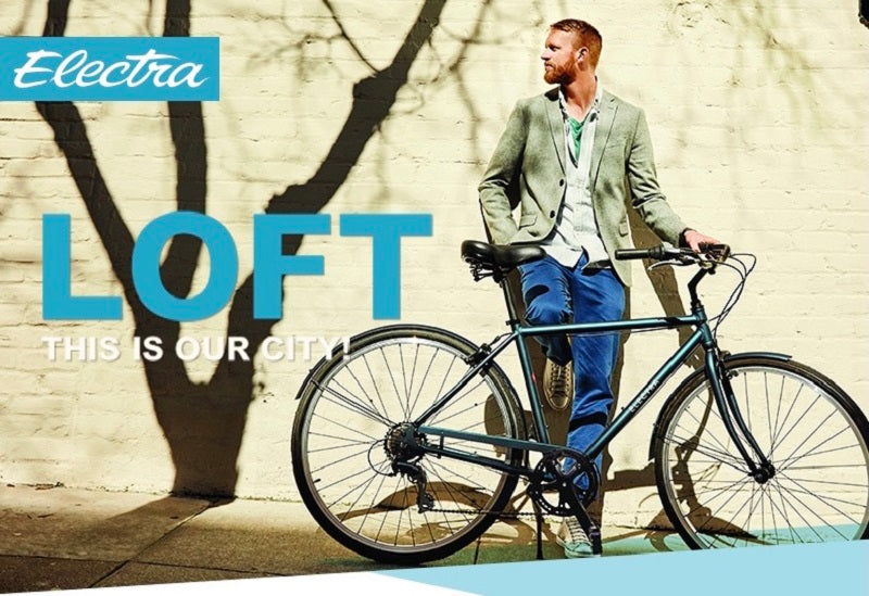 ELECTRA LOFT CLASSIC CITY BIKE 28 INCH MATTE NAVY BLUE 7 SPEED + FREE HEADLIGHT AND BIKE LOCK Q5