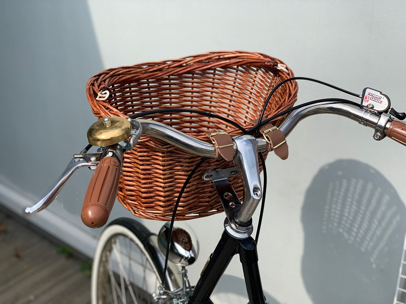 Basket Vintage Front With Supporting Head Tube Bracket