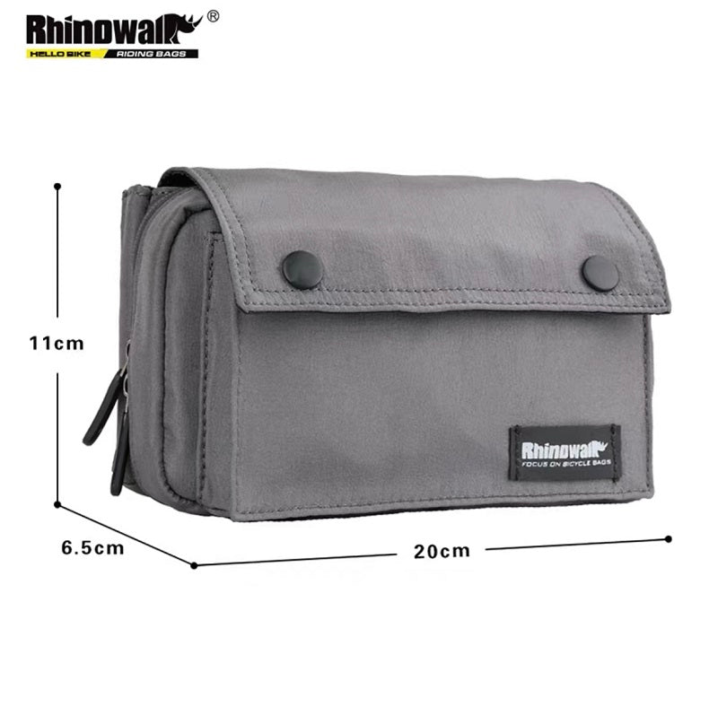 Bag for Bike Front Mini Fabric Rhinowalk (Gray)