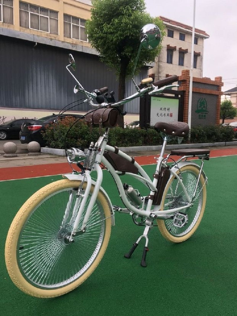 AOK Vintage Beach Cruiser 26 Inch 7-Speed - Collection Set