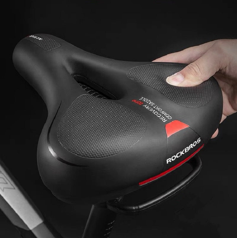 ROCKBROS SPRUNG COMFORT SADDLE - RED