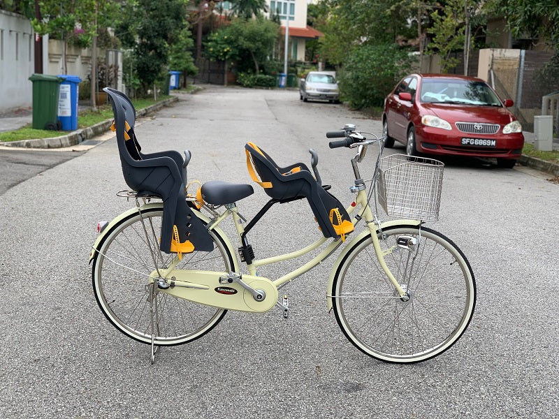 Bicycle Child Rear Seat (Gray) with Gray Cushion BQ-9-2