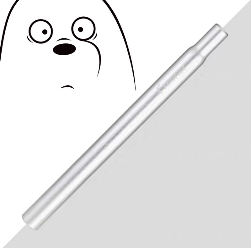 SEAT POST 25.4 X 350MM ALUMINUM SILVER