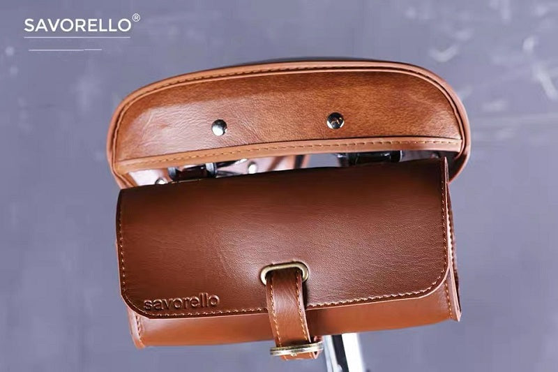 SAVORELLO CLASSIC SADDLE INCLUDE SADDLE BAG - BROWN