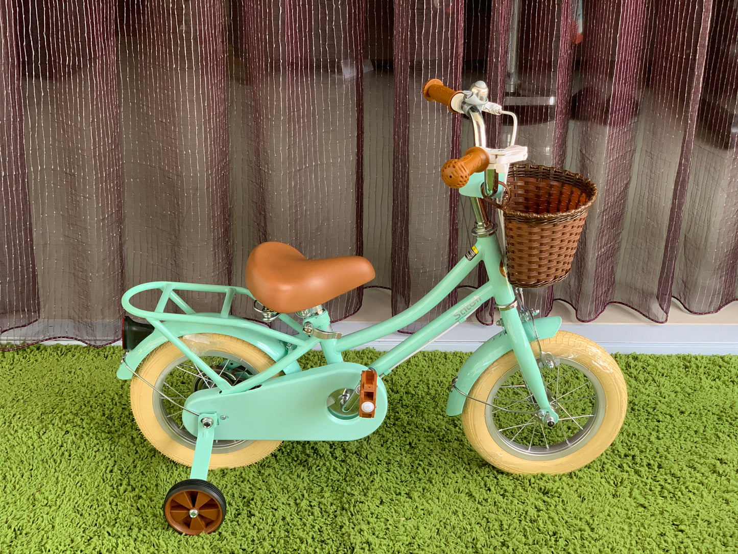 STITCH 12 INCH MINT GREEN (WITH TRAINING WHEELS)