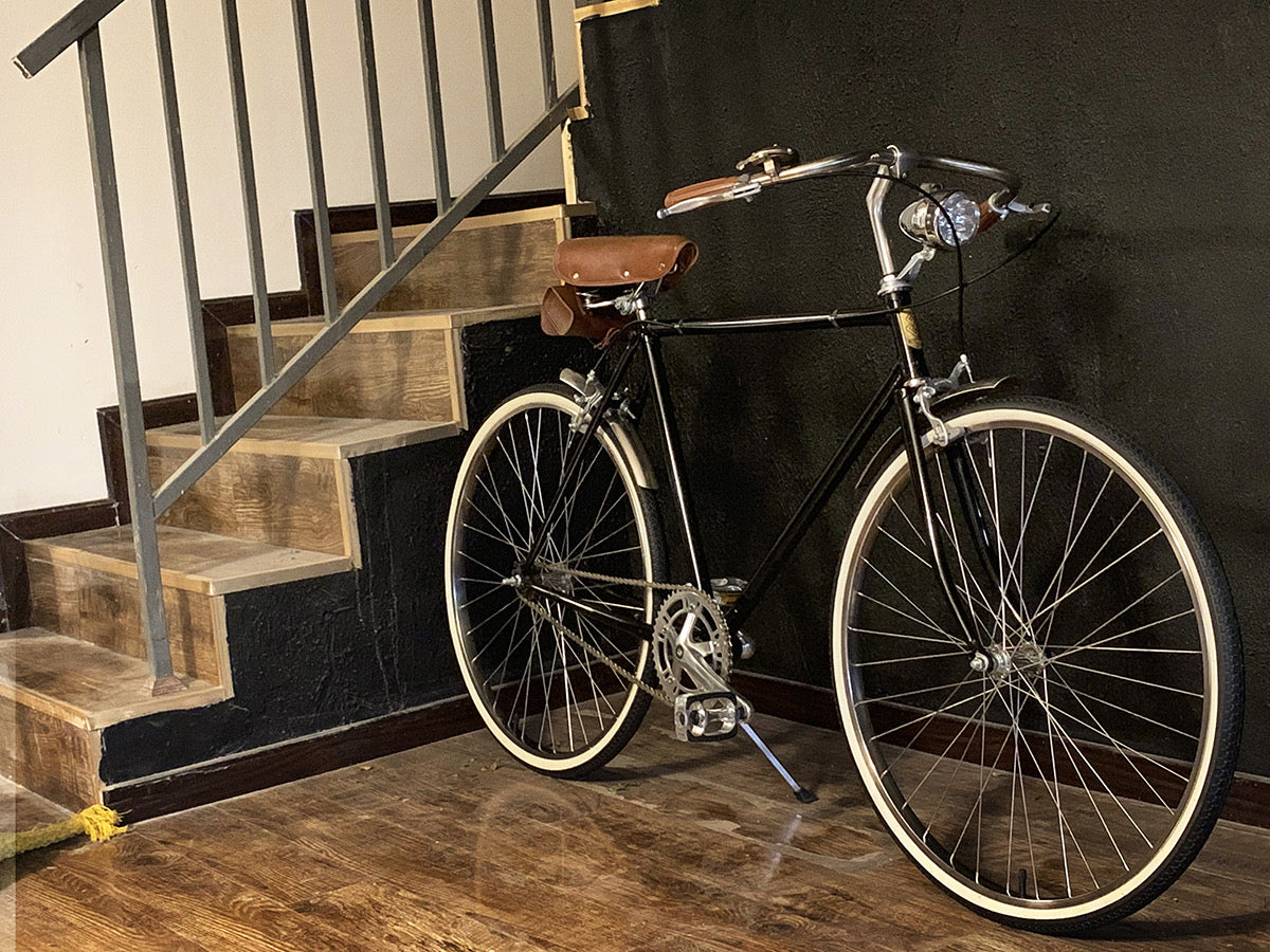 NOTTINGHAM CLASSIC 26 INCH NAVY BLUE 3 SPEED + FREE BIKE LOCK Q5