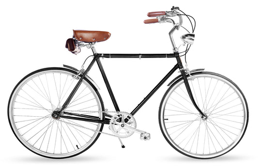 NOTTINGHAM HB CLASSIC 26 INCH DANDY BLACK 3 SPEED + FREE BIKE LOCK (Last Display)