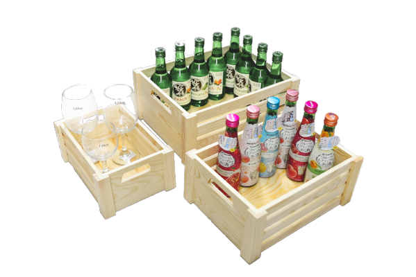 WOODEN CRATE 3-IN-1 SET PINEWOOD
