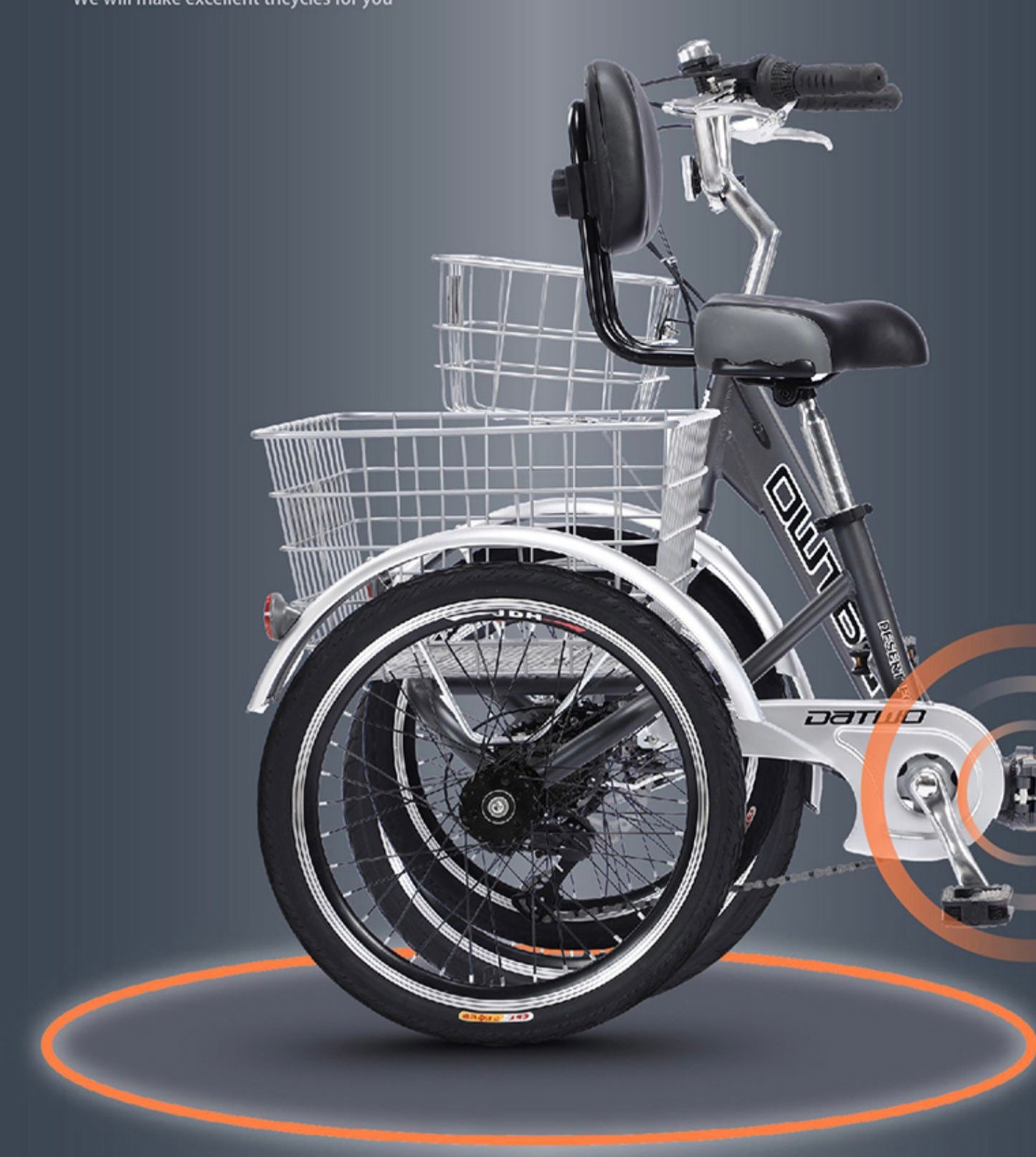 FOREKNOW 20 INCH TRICYCLE GOLD 7 SPEED FOLDABLE (available end Oct)