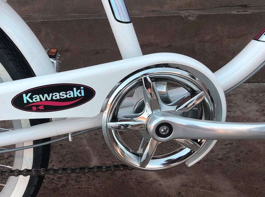 KAWASAKI 20 INCH 6 SPEED BEACH CRUISER + FREE BIKE LOCK