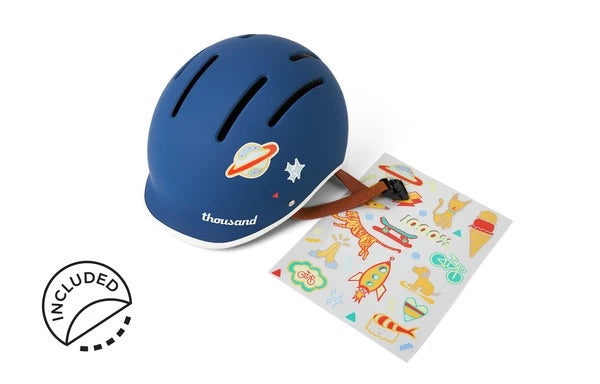 THOUSAND JR. KIDS HELMET - BLAZING BLUE