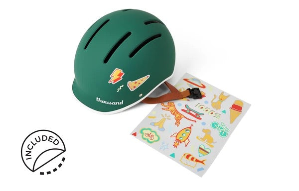 THOUSAND JR. KIDS HELMET - GOING GREEN