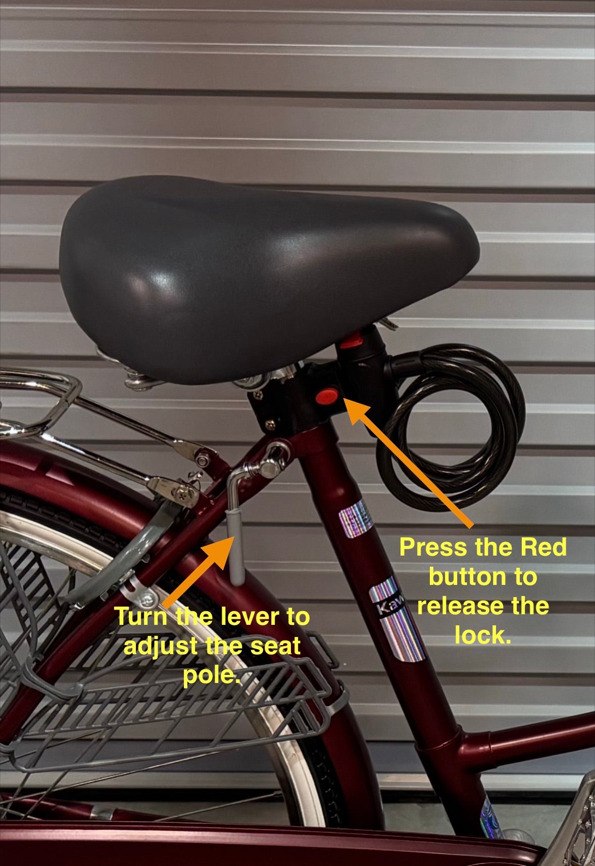 KAWASAKI 26 Inch 3 Speed Dark Blue + Free Bike Lock, Mini Tools and Air Pump
