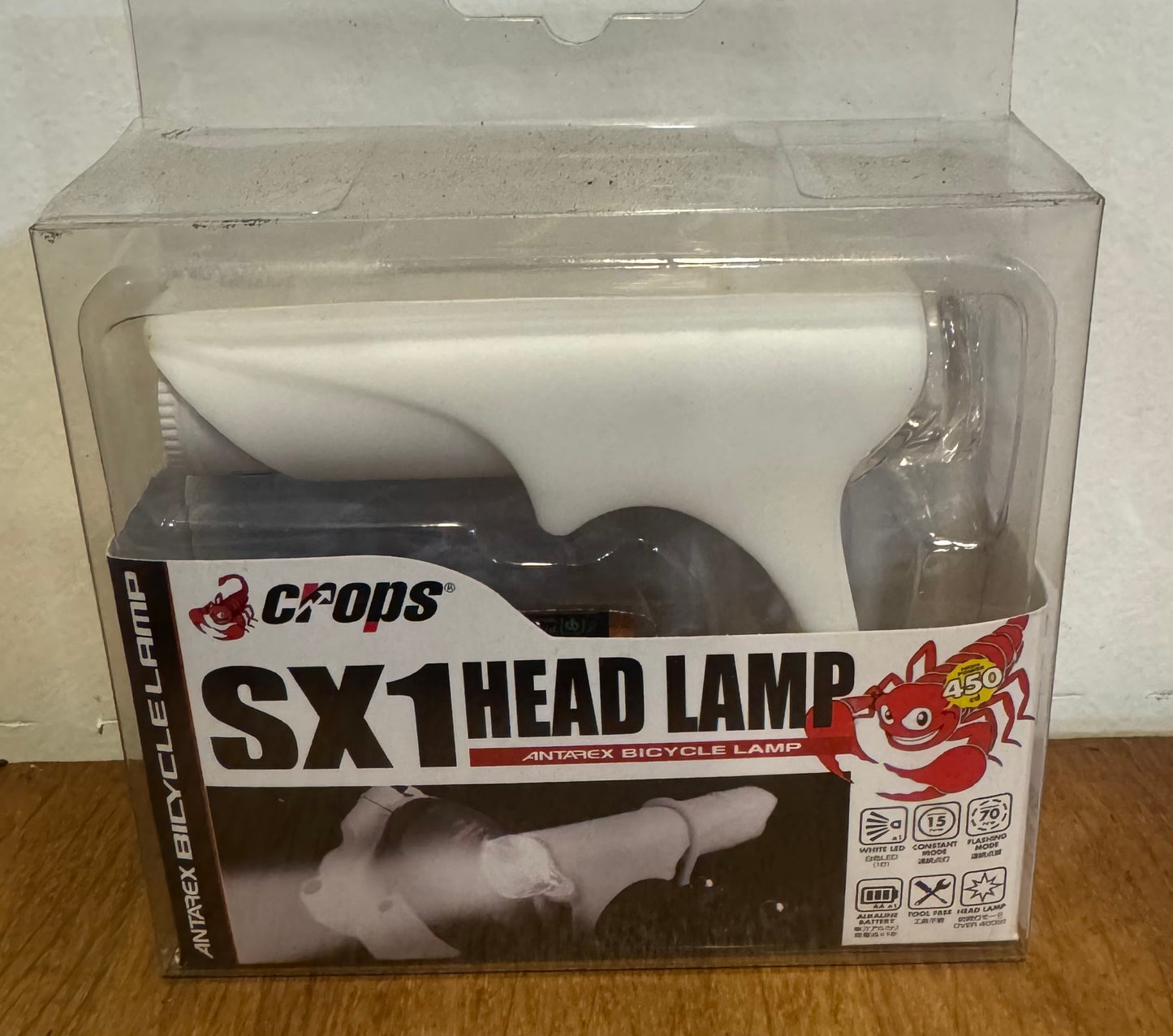 Head Light CROPS Headlamp SX-1, silicone body