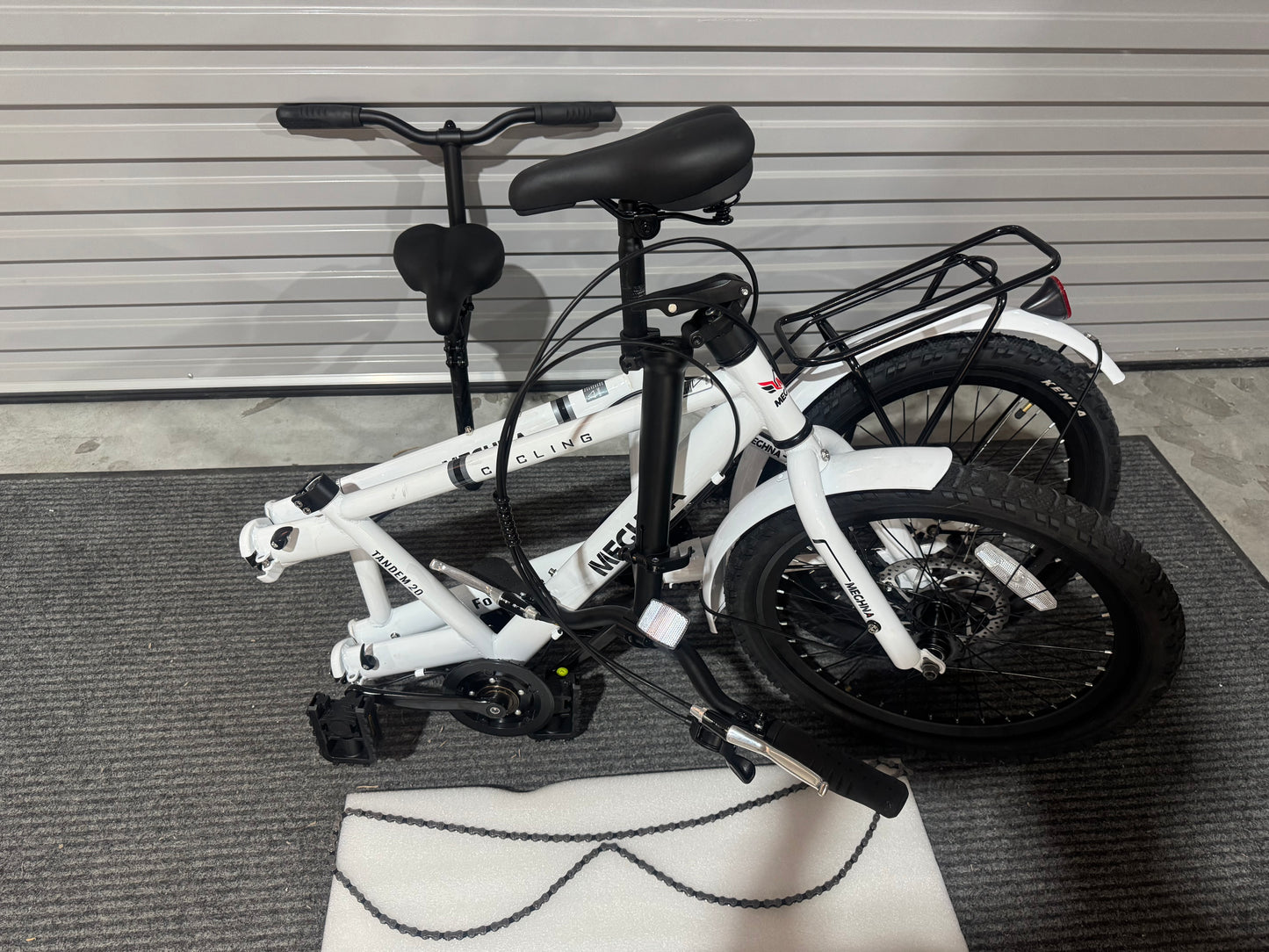 TANDEM Folding Bike 20 Inch 7-Speed - White Only