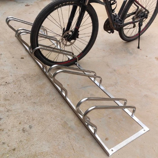 UNIVERSAL BIKE PARKING SS304 EXTENDED STAND - 5 BIKES (preorder 6-8weeks)