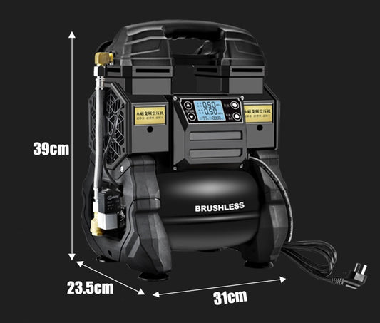 Small and compact high pressure air pump. Model DC1081-1200W