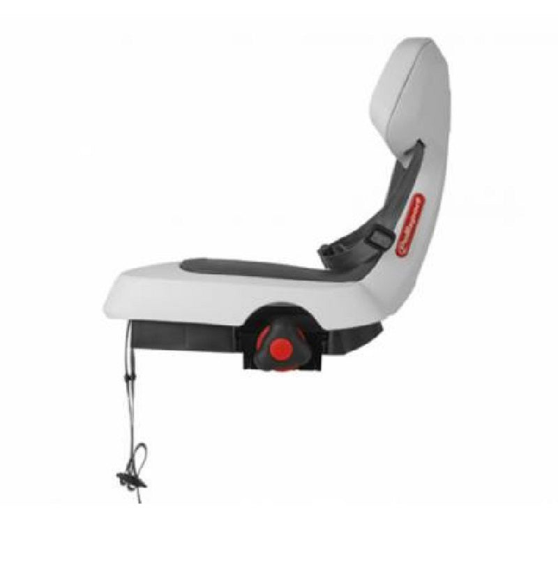 Bicycle Child Back Seat Complete Set Guppy Junior (White) with Footrest