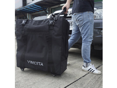 VINCITA B132TD-BL SOFT TRANSPORT BAG - FOLDING BIKE 20" 4 WHEELS