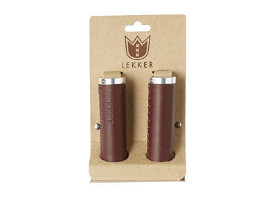 LEKKER LEATHER GRIPS (BROWN LONG)