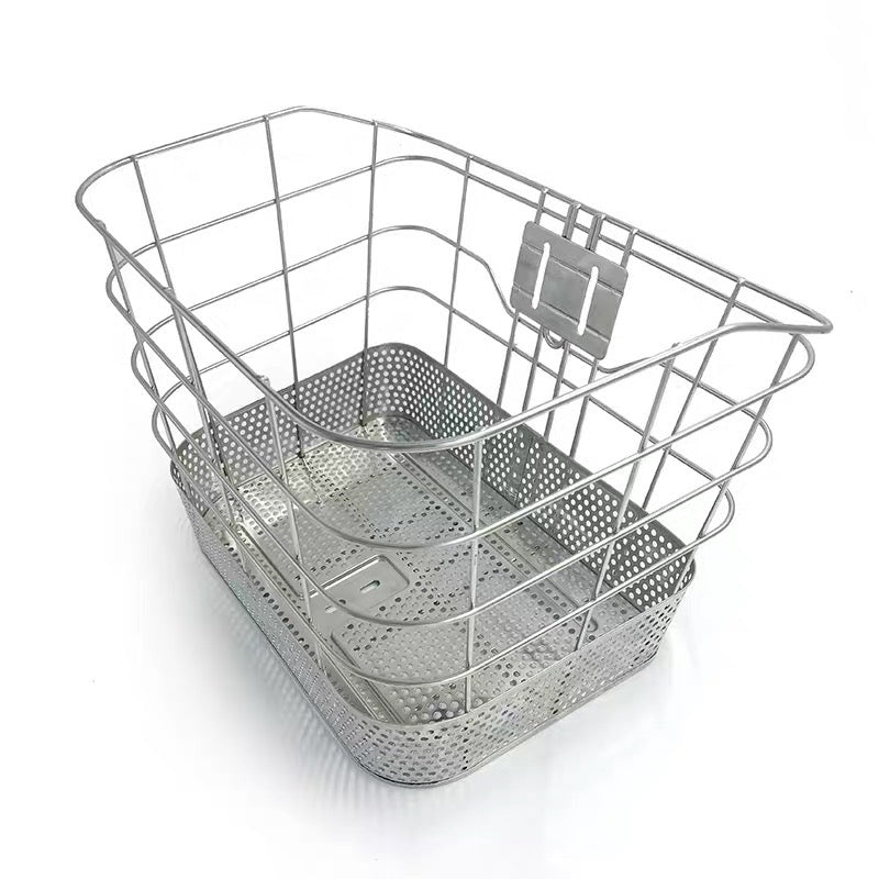 Basket Front Silver Stainless Steel