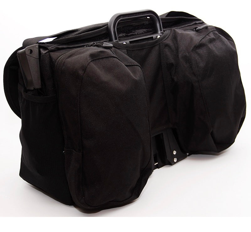 Front large bag with handle - Black