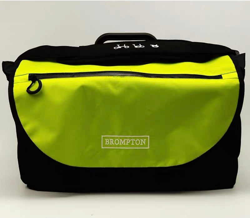 Front large bag with handle - Lime