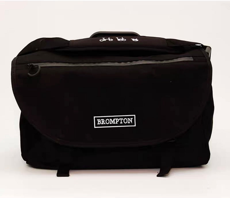 Front large bag with handle - Black