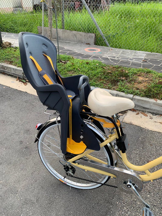 Bicycle Child Rear Seat (Gray) with Gray Cushion BQ-9-2