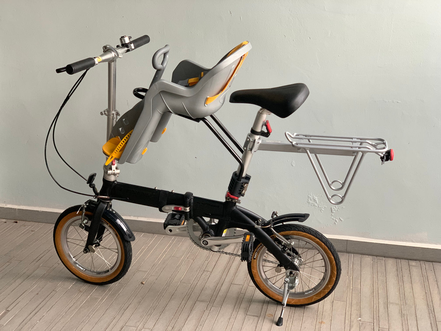 Bicycle Child Front Seat (Gray) BQ-10 Seat Post / Seat Tube Mount