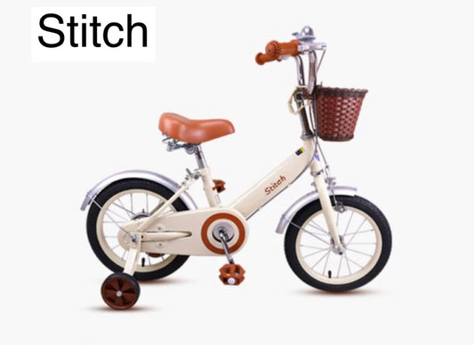 STITCH 14 INCH MOONLIGHT WHITE (WITH TRAINING WHEELS)