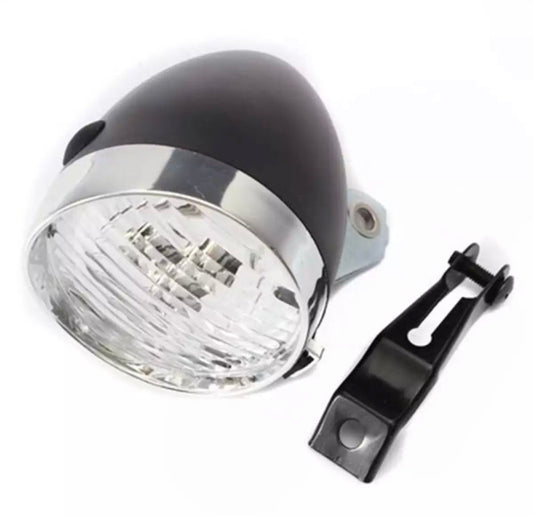 VINTAGE BLACK HEADLAMP 3 LEDs