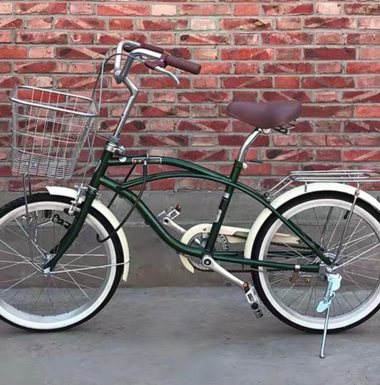 KAWASAKI 20 INCH 6 SPEED BEACH CRUISER + FREE BIKE LOCK