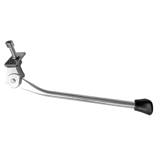 SIDE KICKSTAND CENTER BIKE FRAME MOUNT - SILVER ALUMINIUM ALLOY