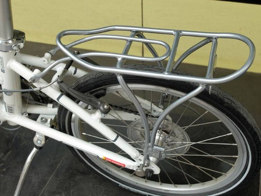 REAR STEEL RACK SILVER FOR 20 INCH BIKE